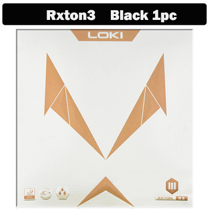 Loki RXTON3 Sticky Tafeltennis Rubber Oranje Cake Spons Pips In Ping Pong Rubber Voor Loop En Controle: 1pc Black