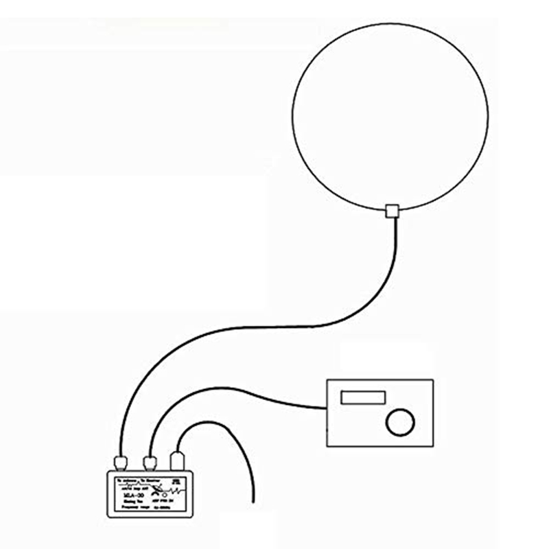 Mla -30 lusantenne actieve ontvangstantenne lage ruis balkonopstelling antenne 100 khz  - 30 mhz voor ha sdr kortegolfradio