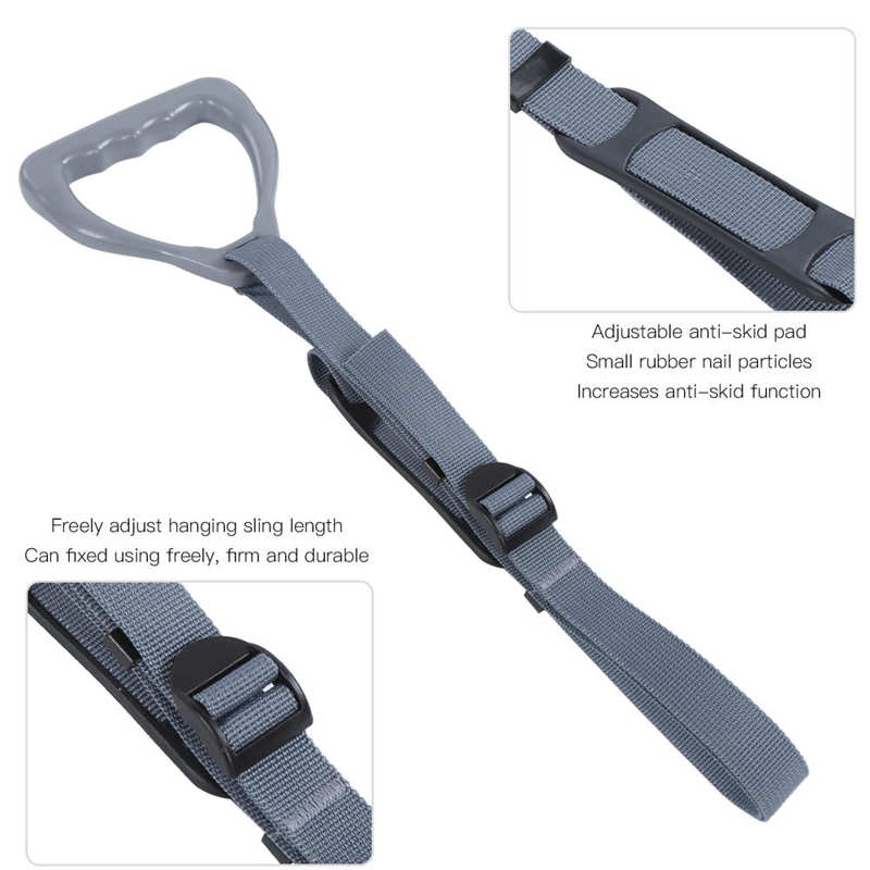 Adjustable Gymnastic Rings Indoor Children Pull-Up Hanging Ring Antiskid Adult Rehabilitation Training Ring Gymnastics Accessory