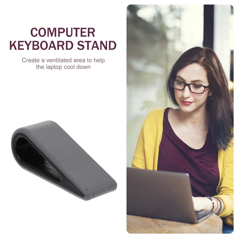 4Pcs Universal Laptop Computer Keyboard Stands Tilting Wedge Riser Holder for Laptop &amp; Tablet Accessories