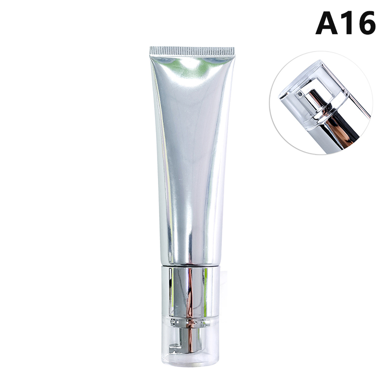 1Pcs Gold Silver Empty Refillable Plastic Soft Tubes Squeezable Bottle Cosmetic Container For Facial Cleaner Lotion Hand Cream: Gold