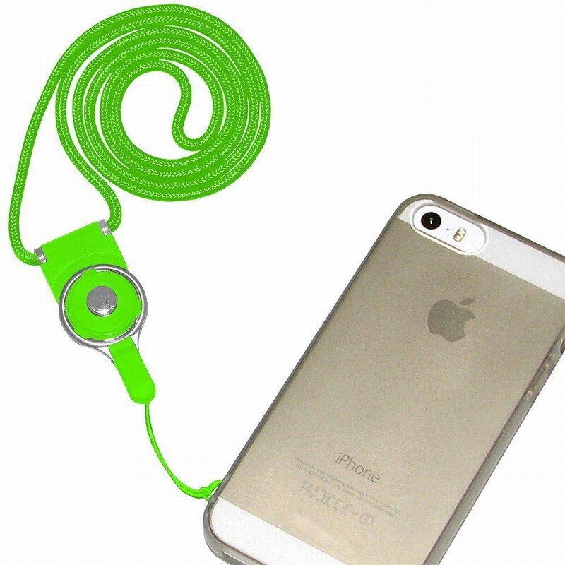 Portefeuille destacável celular pescoço cordão para iphone colhedores id crachá titular preto azul verde rosa tour de cou porte clefs