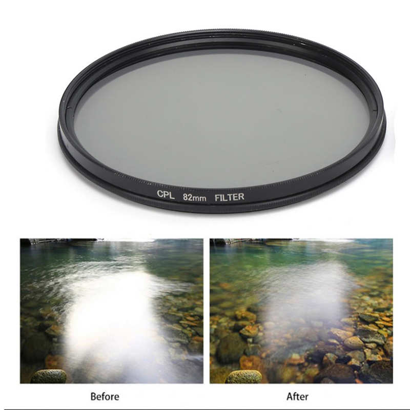 UV CPL filtry soczewek zestaw UV CPL filtry soczewek zestaw obiektyw kwiat osłona obiektywu uniwersalny z worek robić przechowywania robić obiektywu aparatu