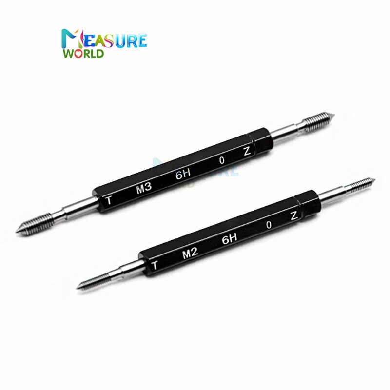 High precision Thread Plug Gauge GO/NO GO Gage Metric Gauge 6H Precision Internal Screw Gage Fine,Pitch Thread Test Tool 1pcs