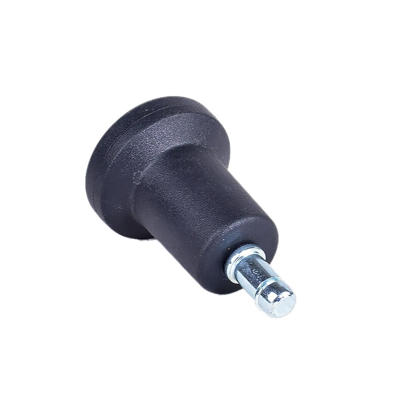 Hthl -10 stuks/set belglijders vervanging voor bureaustoel zonder wielen vaste stationaire wielvoet mat zwart