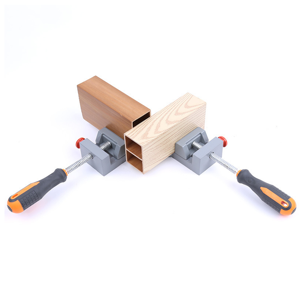 90 Graden Hoek Klem Quick-Jaw Dubbele Lente Geladen Haakse Clamp Verstelbare Swing Kaak Houtbewerking Lassen Clip Klem tool