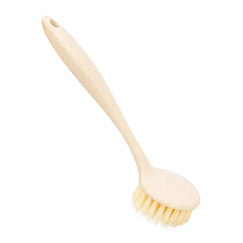 xgnvpy Spazzola per pulizia manico lungo Pentola multifunzionale Lavello Piatto Ciotola Strumento per il lavaggio Rimozione macchie Utilità da cucina: Default Title