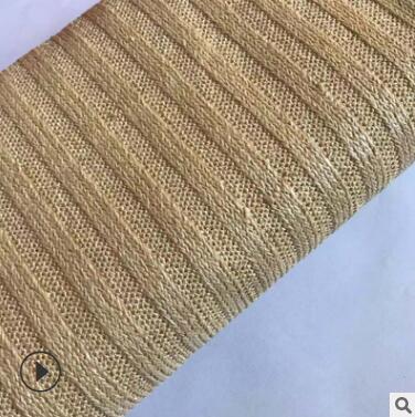 Pp kunstmatige raffia geweven stof ambachtelijke geweven stof rotan stro diy dames strandtas schoenen materiaal tecido de palha: Khaki