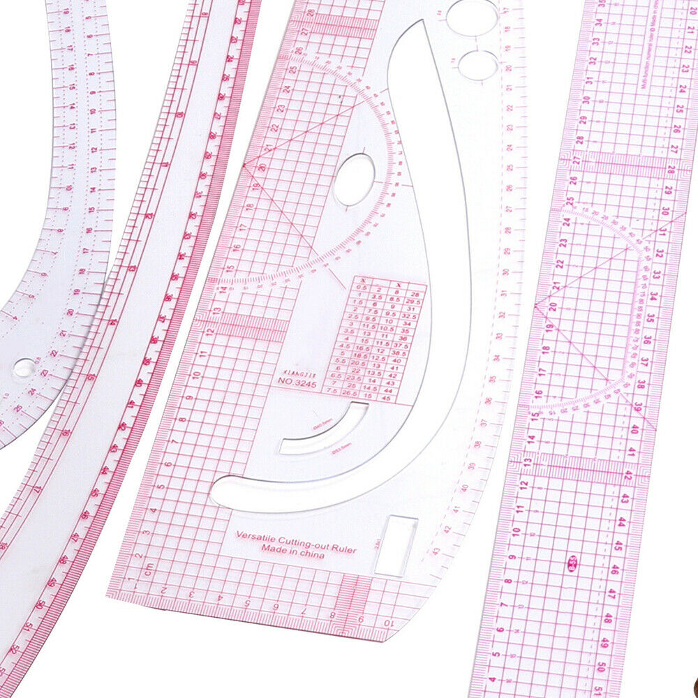 Plastic French Curve Metric Sewing Clothes Ruler Measure for Dressmaking Tailor Grading Curve Rule Pattern Making Accessories