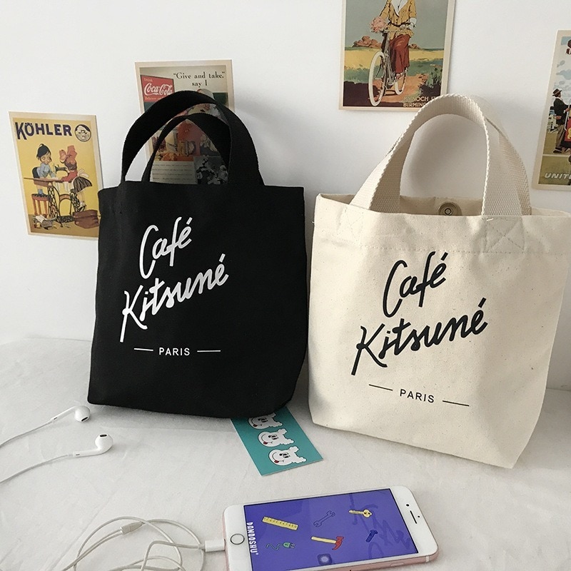Sac en toile d'épaule pour étudiants shou lin dai Original, japon et corée du sud Chic, d'automne-hiver