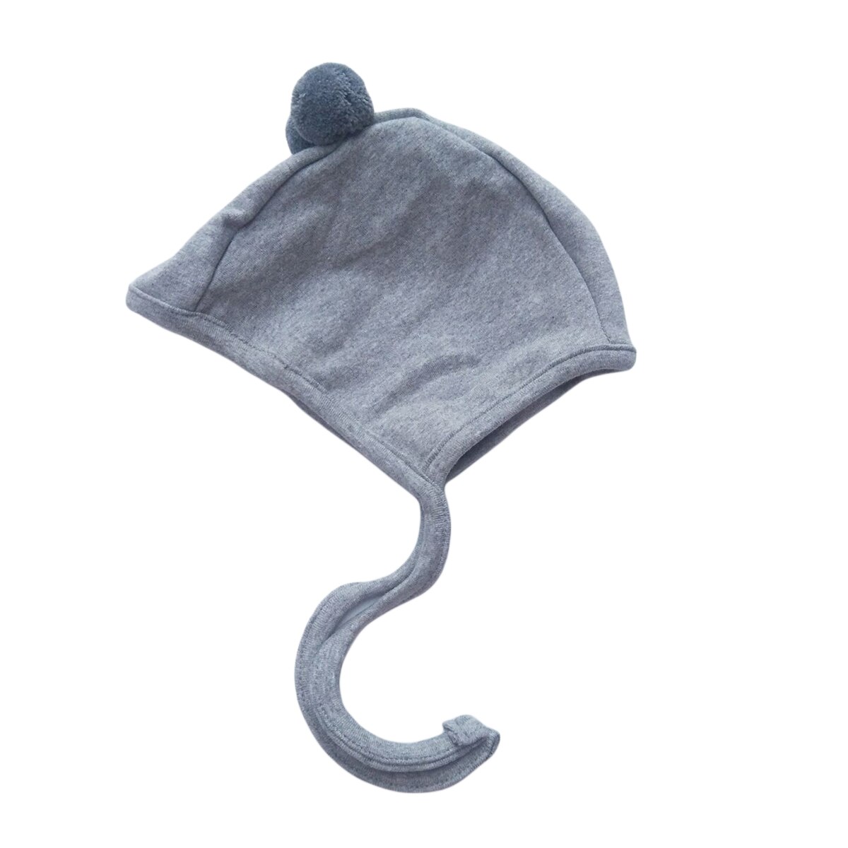 0-18 Months Baby Hats Ifant Born Kids Boys Girls Hats Spring Winter Caps Bonnet Enfant Hat For Children Baby Muts: Dark Grey