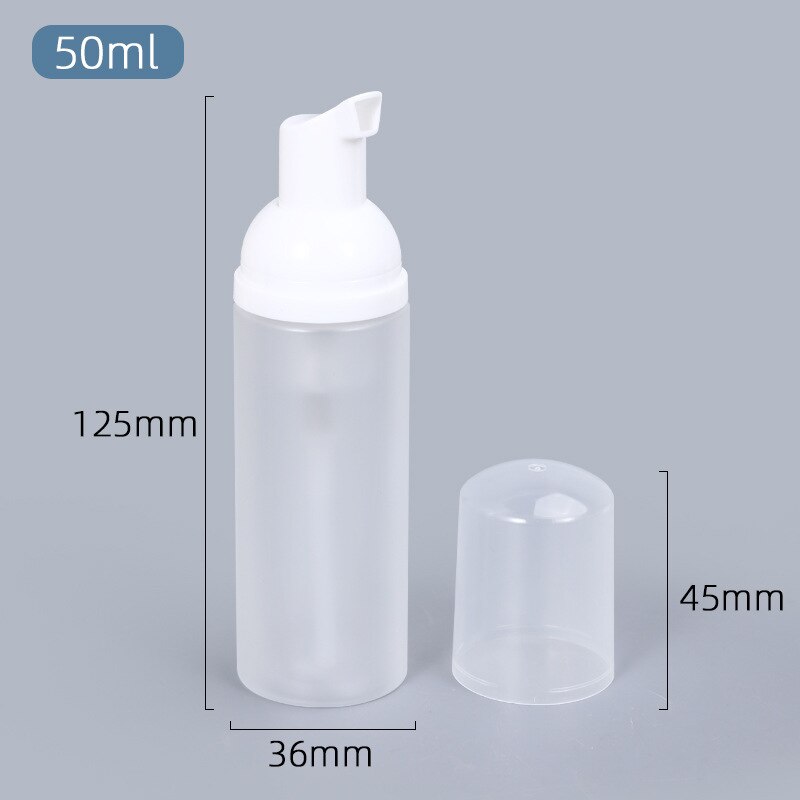 Foaming Bottle Hand Soap Mousses Forming Liquid Dispenser Bottle Shampoo Gel Plastic Refillable Bottle Forming Blttle 50ML: 01