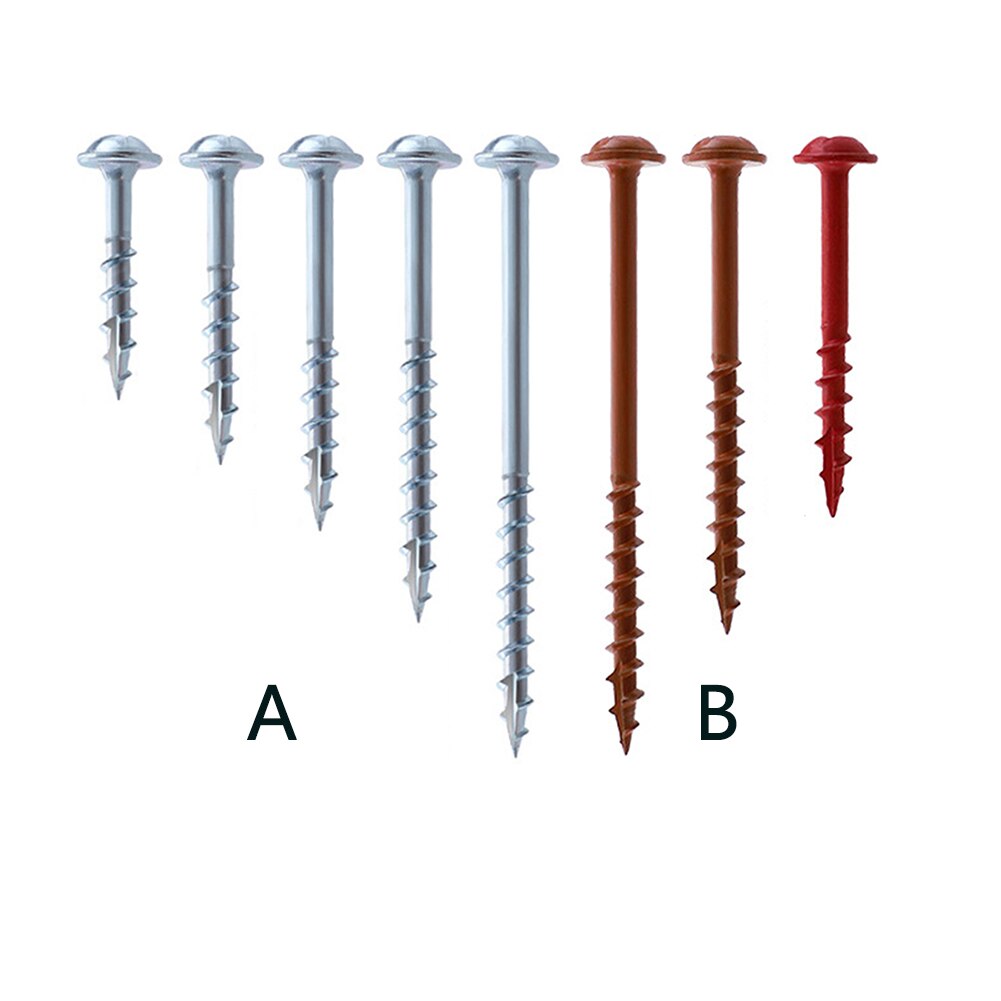 100pcs High Strength Self Tapping Fastener Furniture Weatherproof Drilling Tool Fixing For Jig Woodworking Pocket Hole Screw