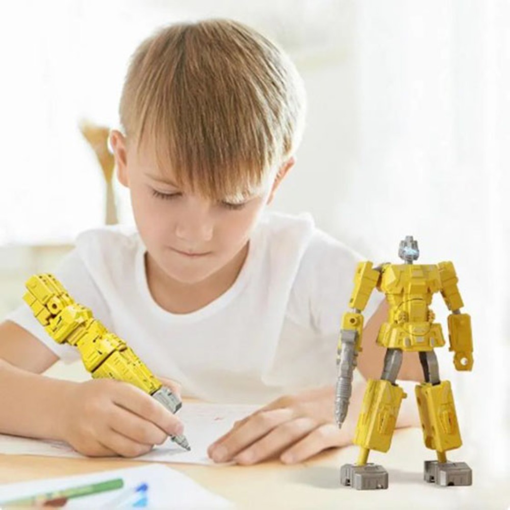 Slijtvaste Robot Vervormingspen Draagbare Niet-Giftige Abs School Kantoorbenodigdheden Briefpapier Gel Pen Kinderen
