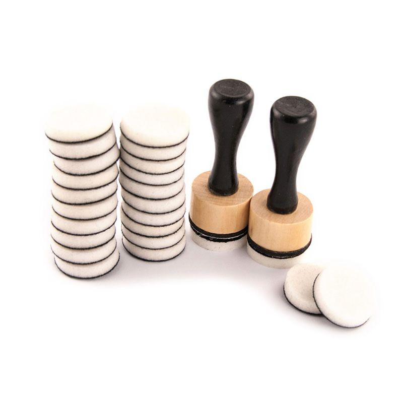 Mini Ink Paints Mixing Blending Tools Round Foam Refills Set for Paper Craft Card Making Scrapbooking 090C