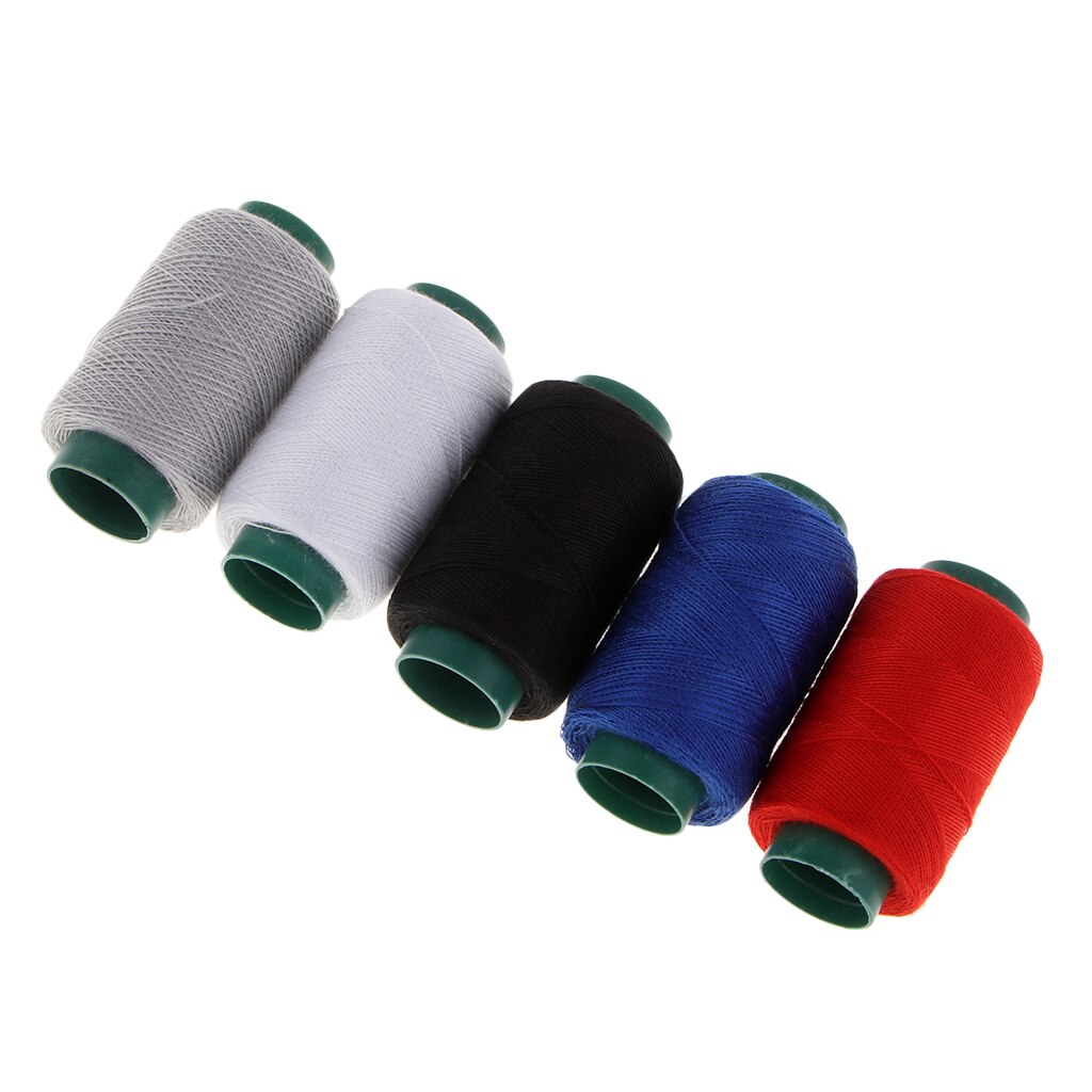 5Pcs Sewing Thread - 219 Yards Polyester Thread Sets Spools Thread for Sewing Machine or Hand Sewing Multi Use: Mixed