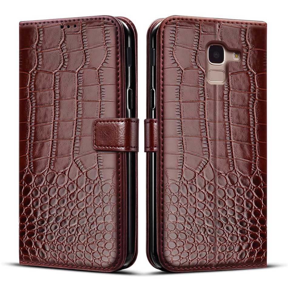 Voor telefoonhoesje samsung galaxy  j6 zachte siliconen hoes voor protector fundas samsung  j6 plus  j600f j610f capas cover coque: J6 plus 2018 / Donkerbruin