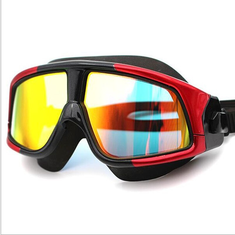 Swimming Goggles Safety-Glasses Women Goggles Glasses Anti-fog swim goggles Adjustable Diving Water Glasses Gafas: white