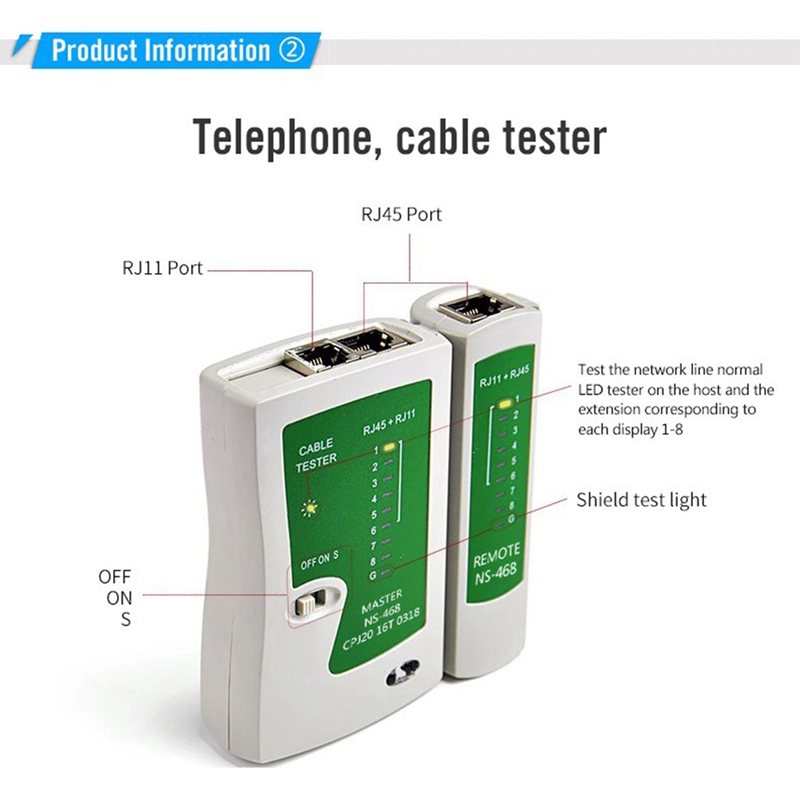 8 in 1 rj45 netzwerkkabeltester-crimpzangen-crimpwerkzeug-set netzwerkkabelzange kombinationswerkzeug reparaturwerkzeug-set