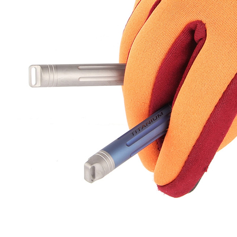 Draagbare waterdichte pillendoosjes voor buiten, pillendoosje voor buiten, titanium doosje, sleutelhanger, metalen waterdichte doos,  ta6111