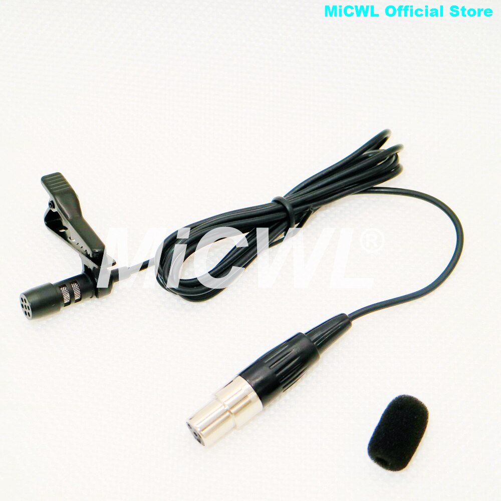 Lapel Lavalier Microphone Tie Clip Lapel Mic for Shure Sennheiser AKG