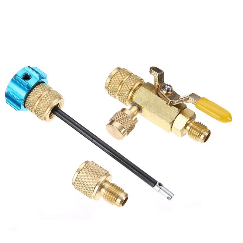 R134a r22 r410a a/c ventilkerne fjerner installatør skifter 1/4 tommer sae ventil kerne værktøjer køling air condition tjenester