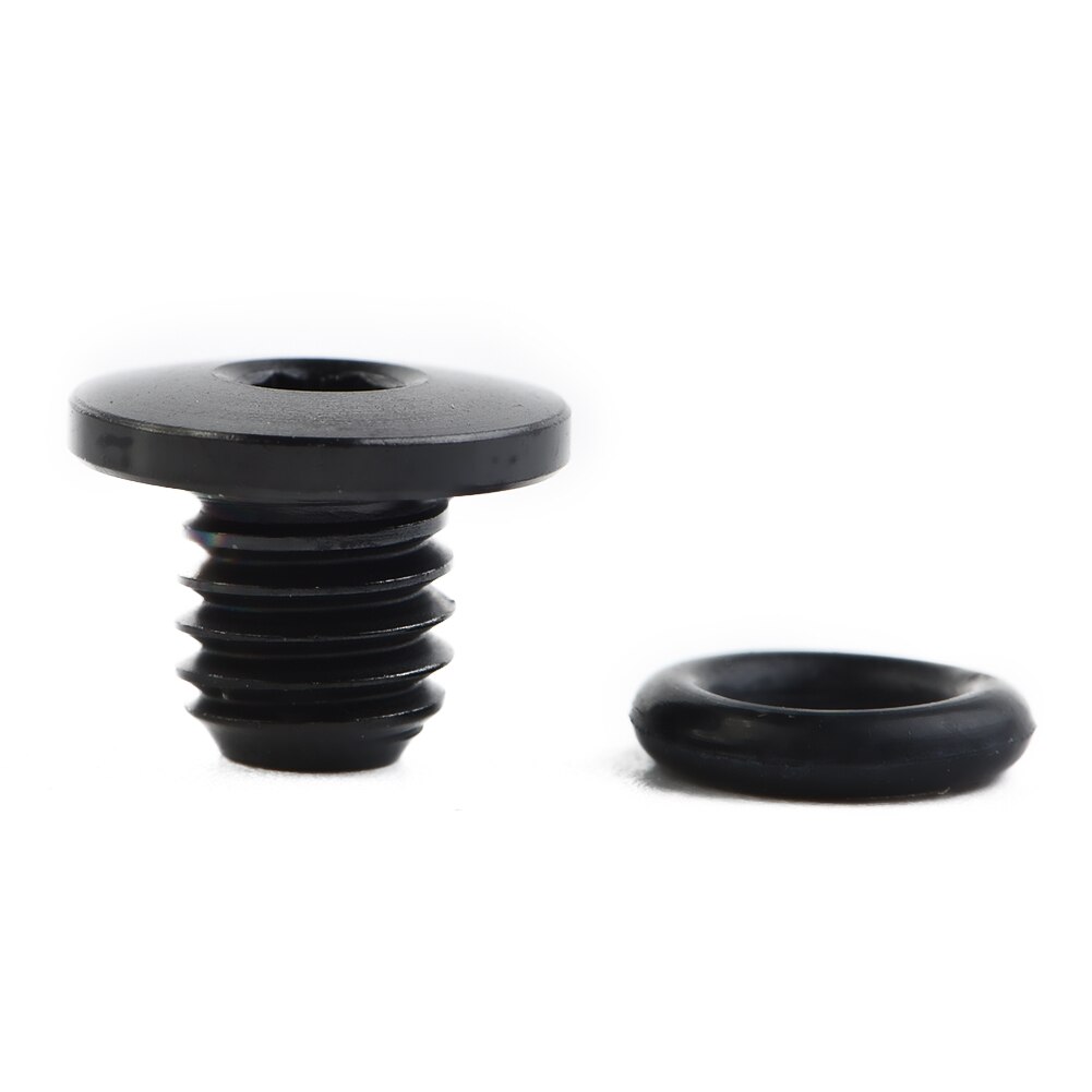 M5 wioślarz odpowietrznik śruba tytanowa o-pierścień dla-Shimano XT SLX Zee Deore LX stalowy stalowy wioślarz naczynie olejowe MTB kolarstwo szosowe Accs