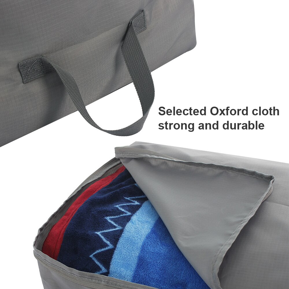S / m / l quiltopbevaringspose fugtbestandig beholderpose til tøj sengetøj puder dynetasker taske til hjemmet