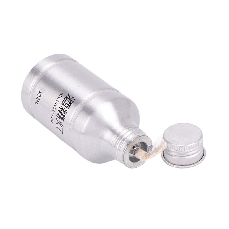 50 ml Burner Lamp Equipment Heating Laboratory Supplies Portable Metal Alcohol Lamp Chemistry Alcohol
