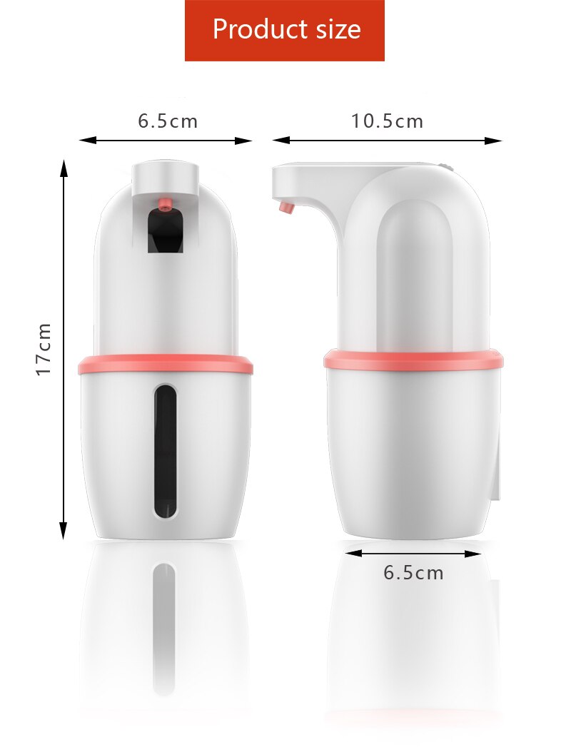 Newest 275ml Soap Dispenser Touchless Automatic Infrared Induction Smart Foam Soap Dispenser USB Charging For Kitchen Bathroom