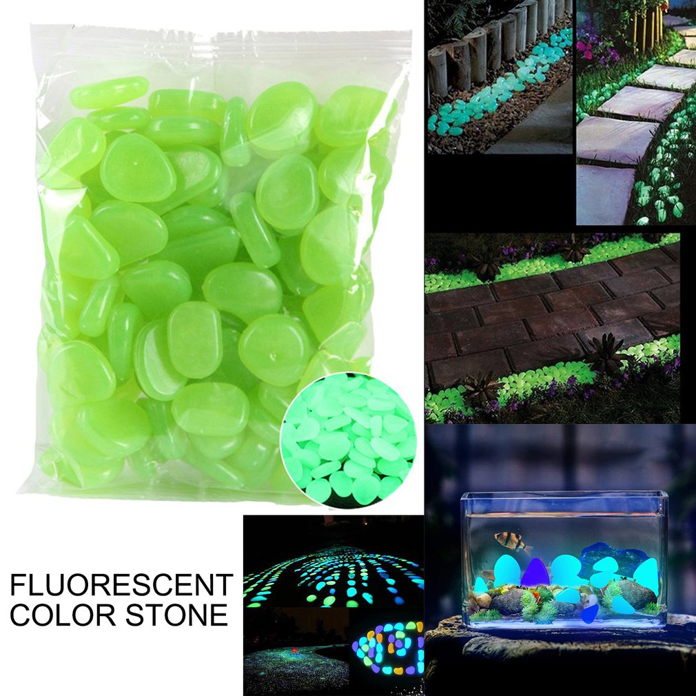 30 Pcs Glow In The Dark Tuin Steentjes Glow Stones Rocks Voor Loopbruggen Tuinpad Patio Lawn Yard Decor lichtgevende Stenen