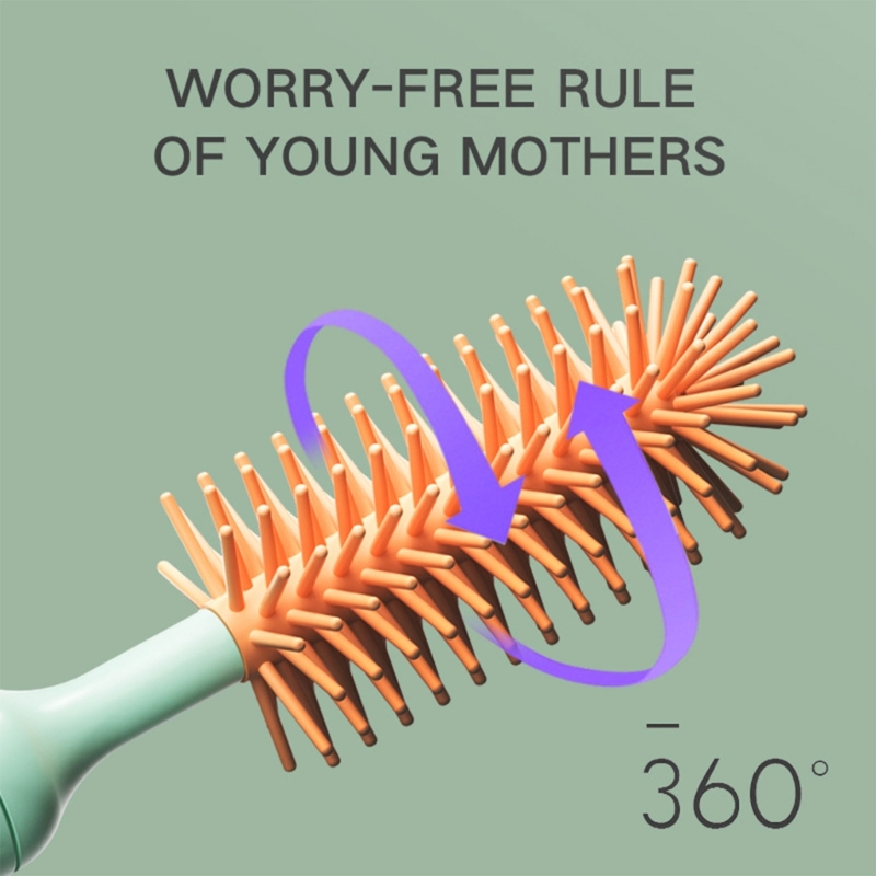 Rooeling Automatische Flessenreiniger voor Babyflessen Elektrische Flessenborstelset Veelzijdige Elektrische Babyflessenborstels