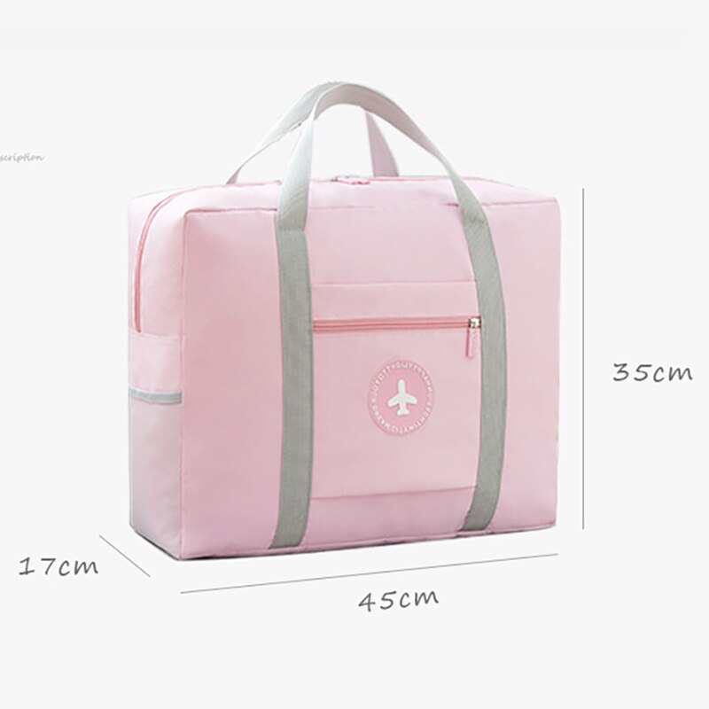 Waterdichte Dikke Oxford Reizen Opvouwbare Tas Grote Capaciteit Bagage Handtas Opbergtas Kan Set Trolley Case Draagbare Boardingtas