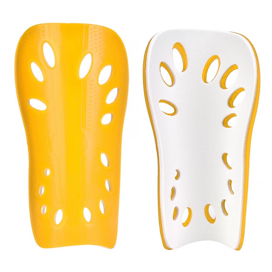 12 paar Voetbal Scheenbeschermers Kinderen Kids Voetbal Training Knie Been Bescherming Pads Protector Sport Veiligheid Been Ondersteuning Pad: Geel