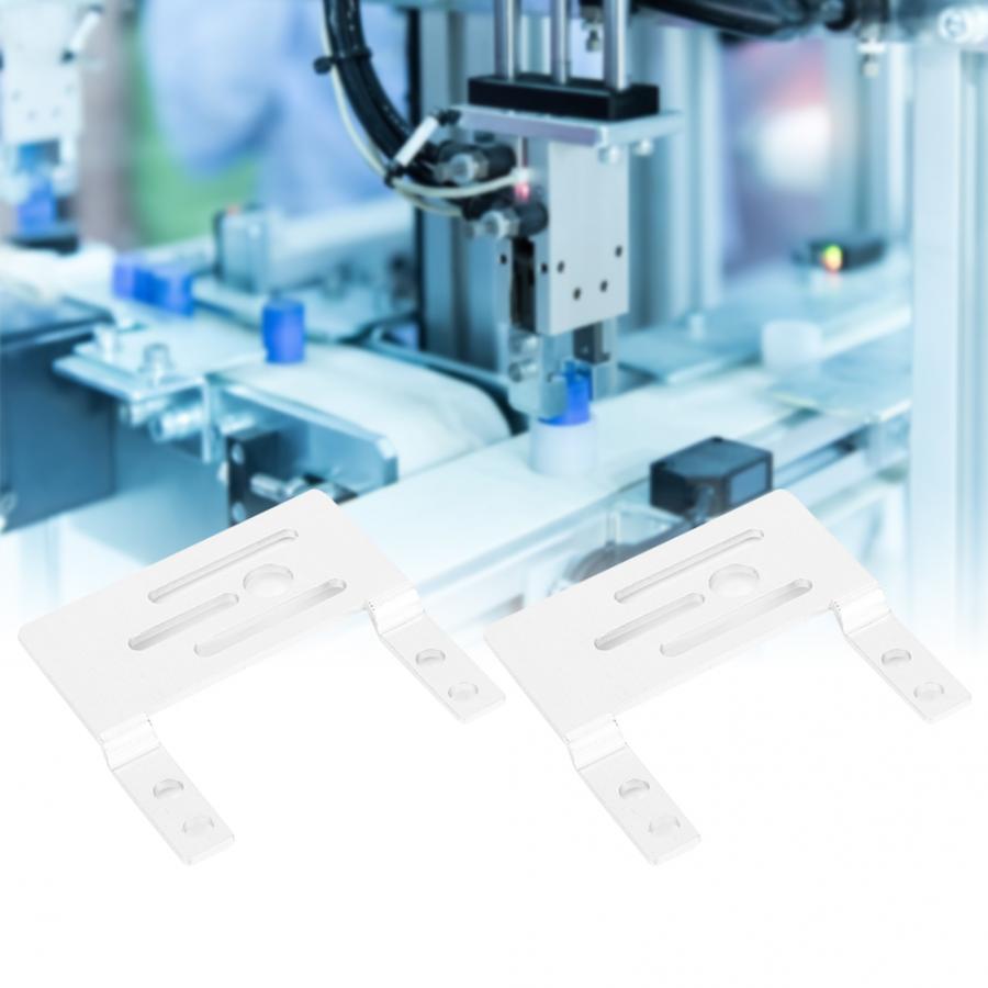 2 Pcs Servo Mounting Bracket 7005 Aluminum Robotic Adjustable Servo Mounting Board Adjustable Servo Bracket