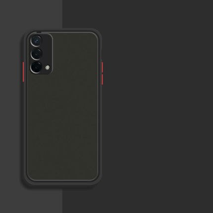 Realme gt Meister Fall matt armor Rahmen Kamera schützend Fall Pro realme gt Meister Startseite Pro realme gt Meister Forscher: Realme  gt 5g / Schwarz