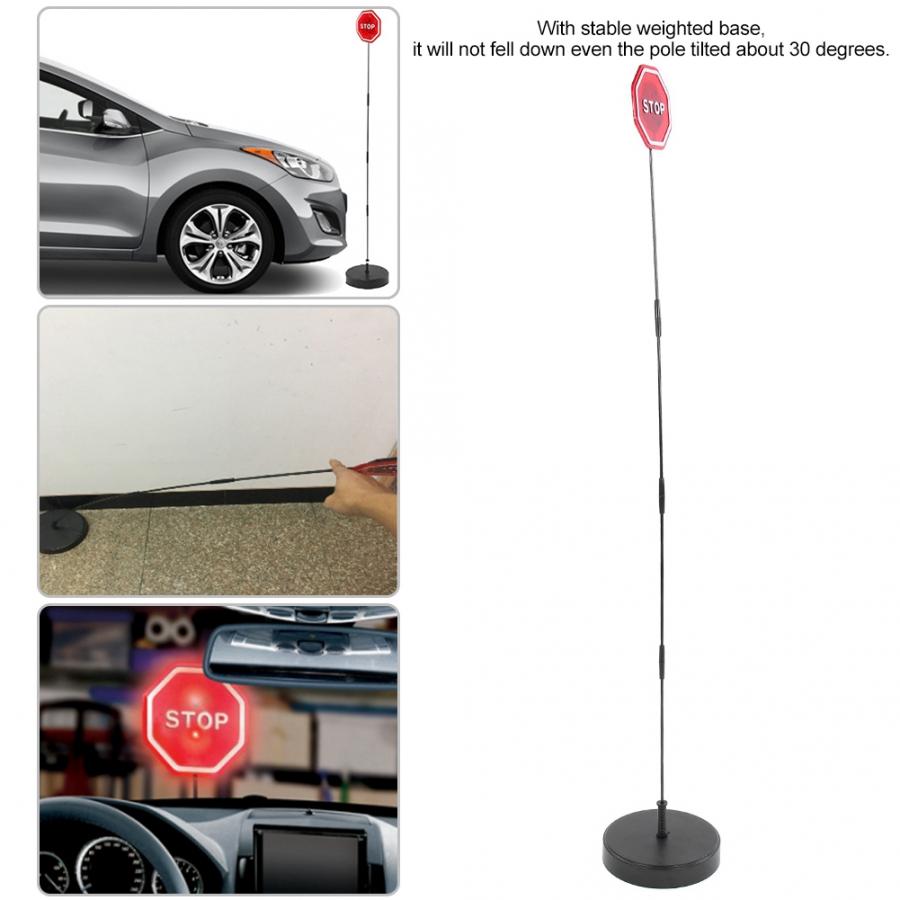 Safety Parking Stop Sign Flashing LED Light Warning Bumper Sensor for Garage Port Stop Sensor