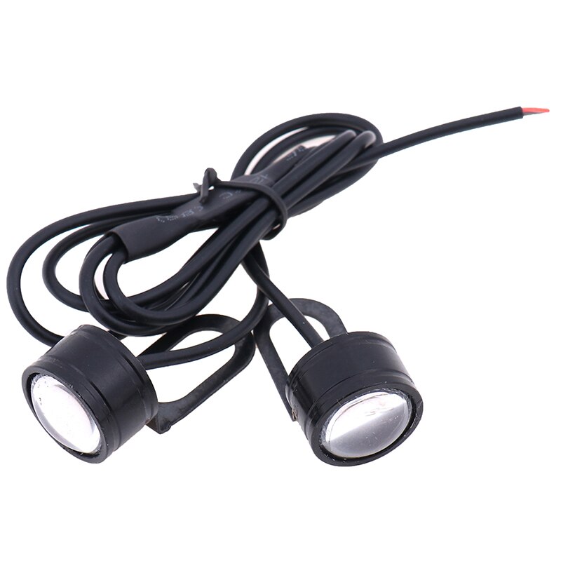 Rétroviseur pour moto, 2 pièces, yeux d&#39;aigle, 3 LED, Flash stroboscopique, lumières rouges