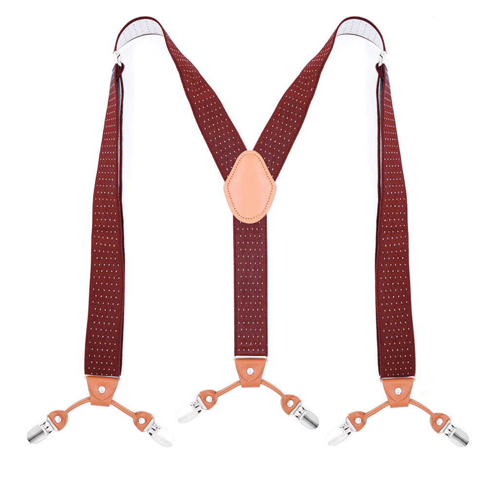 Heavy Duty Big Tall Suspenders for Men Wedding Y-back 3.5cm Wide Adjustable Elastic Trouser Pants Braces Suspensorio Masculino: Style C