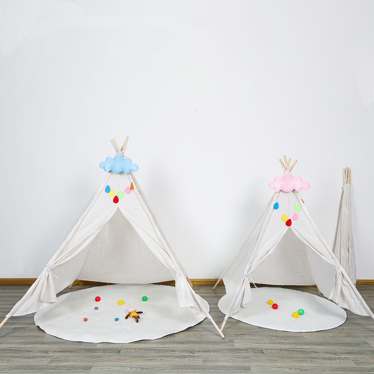 Indian Children's Tent Portable Playpen for Children Folding Wigwam Play House Child Tipi Baby Room Decor Birthday