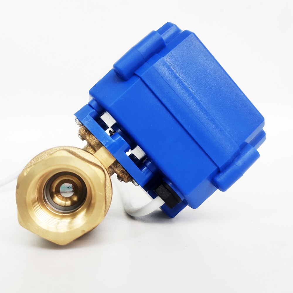 1/2" Automated valve Brass, DC5V Electric motorized valve with 5 wires, DN15 Electric valve for with signal feedback