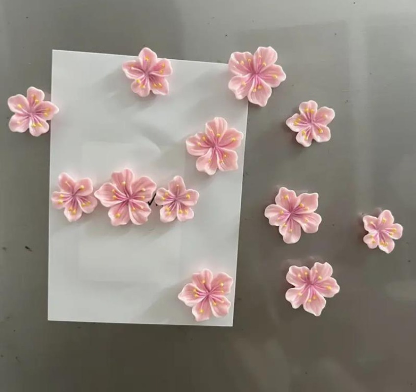 12 Uds. Imanes de nevera de flor de melocotón, bonitos imanes de resina para cocina, oficina, decoración de pizarra blanca, juego de imanes fuertes para nevera para para el hogar