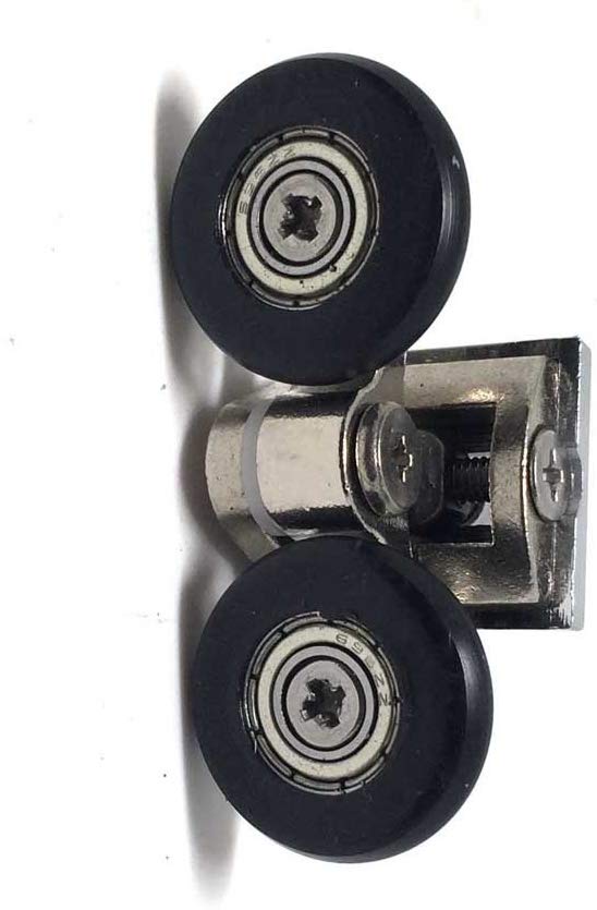 4PCS Douche Glazen Schuifdeur Katrol Roller Runner Dubbele Wiel