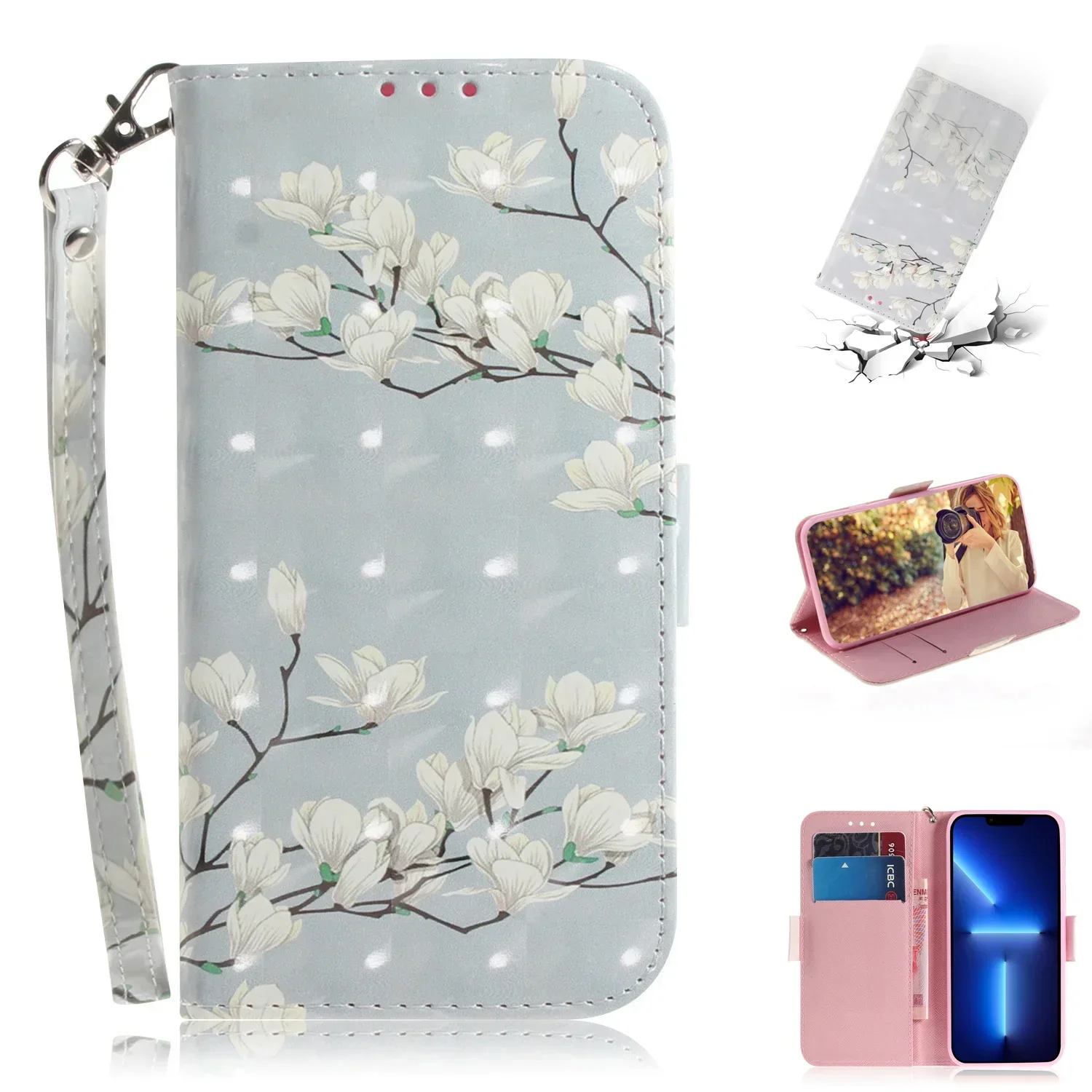 Cases for Honor Magic 7 6 Pro Lite Case Cover coque Flip Wallet Phone Covers Sunjolly for Honor Magic 7 Pro Case