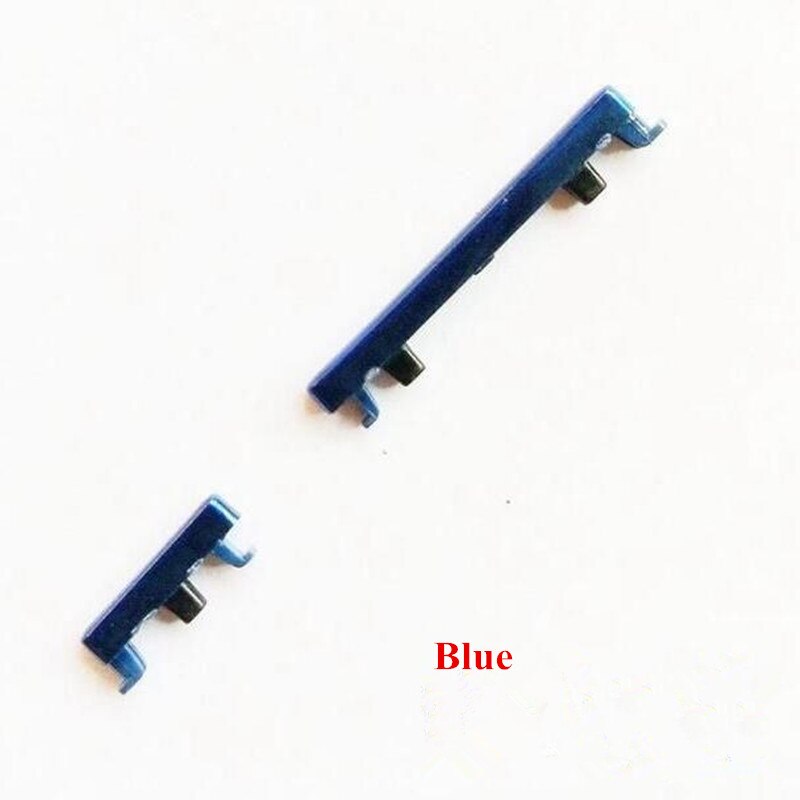 Power & Volume Zijknop Keys + Lock Vergrendeling Bretels Beugels + Power & Volume Flex Kabel Voor Xiaomi Redmi opmerking 7: Blue