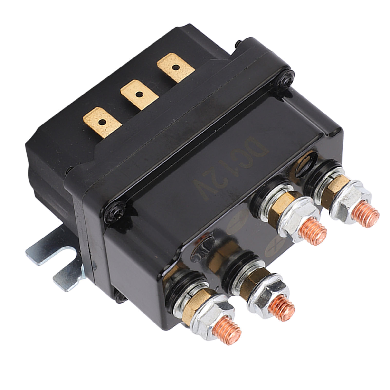 Vattentätt relä 250a integrerade vattentäta abs-mässingsrelä för elektriska vinscher för terrängfordon 12v vinschreläer