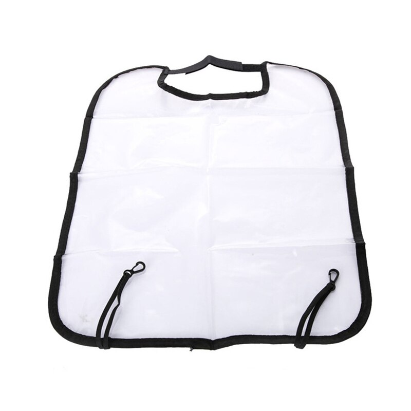 1 stk. bilsete ryggbeskyttelsesputer setetrekkbeskytter bil anti-sparker pute anti-sparke protetctive dekke biltilbehør txtb 1: Svart