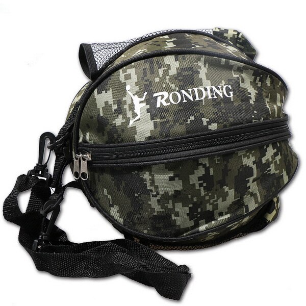 Utendørs sport skulder fotball ball poser treningsutstyr lagring mesh side toveis åpenn ball bag volleyball basketball: Grønn