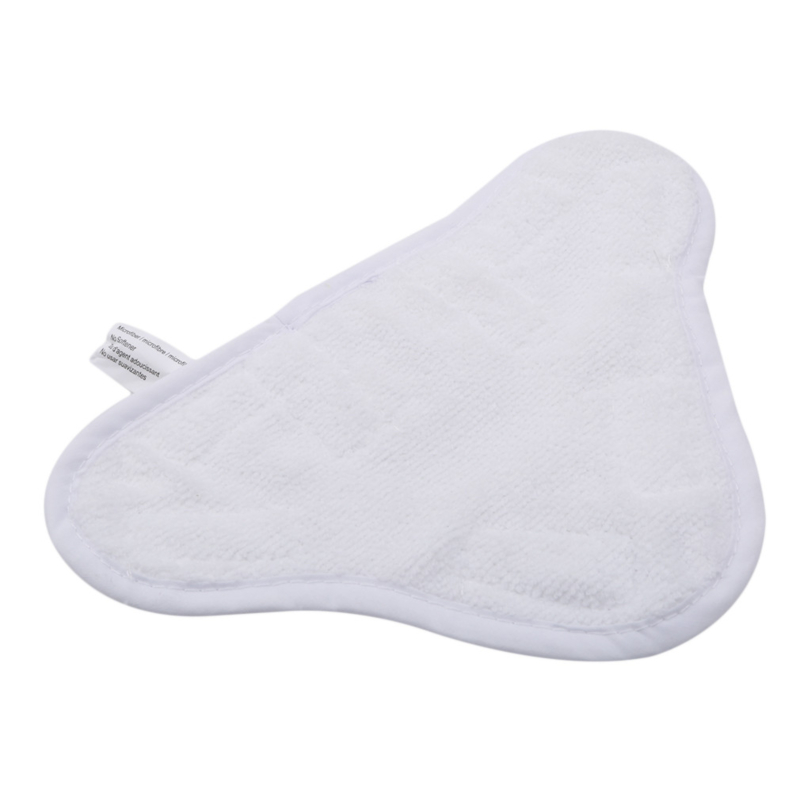 Huishoudelijke klittenband reinigingsdoek dweil accessoires driehoek microvezel stoomreiniger wasbare vervangende pad