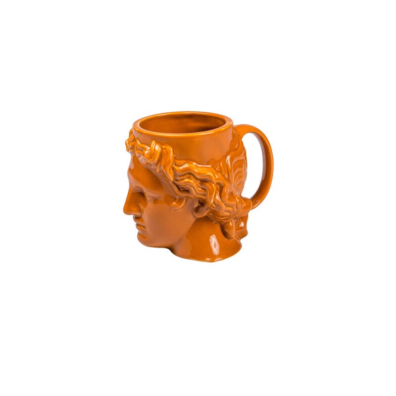 Tazas Apollo de porcelana artesanal, jarra grande de cerveza de 580ml, maceta decorativa para flores, almacenamiento para el hogar, tazas de cerámica para café, té de la leche, únicos